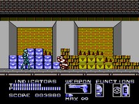 une photo d'Ã©cran de Robocop sur Nintendo Nes